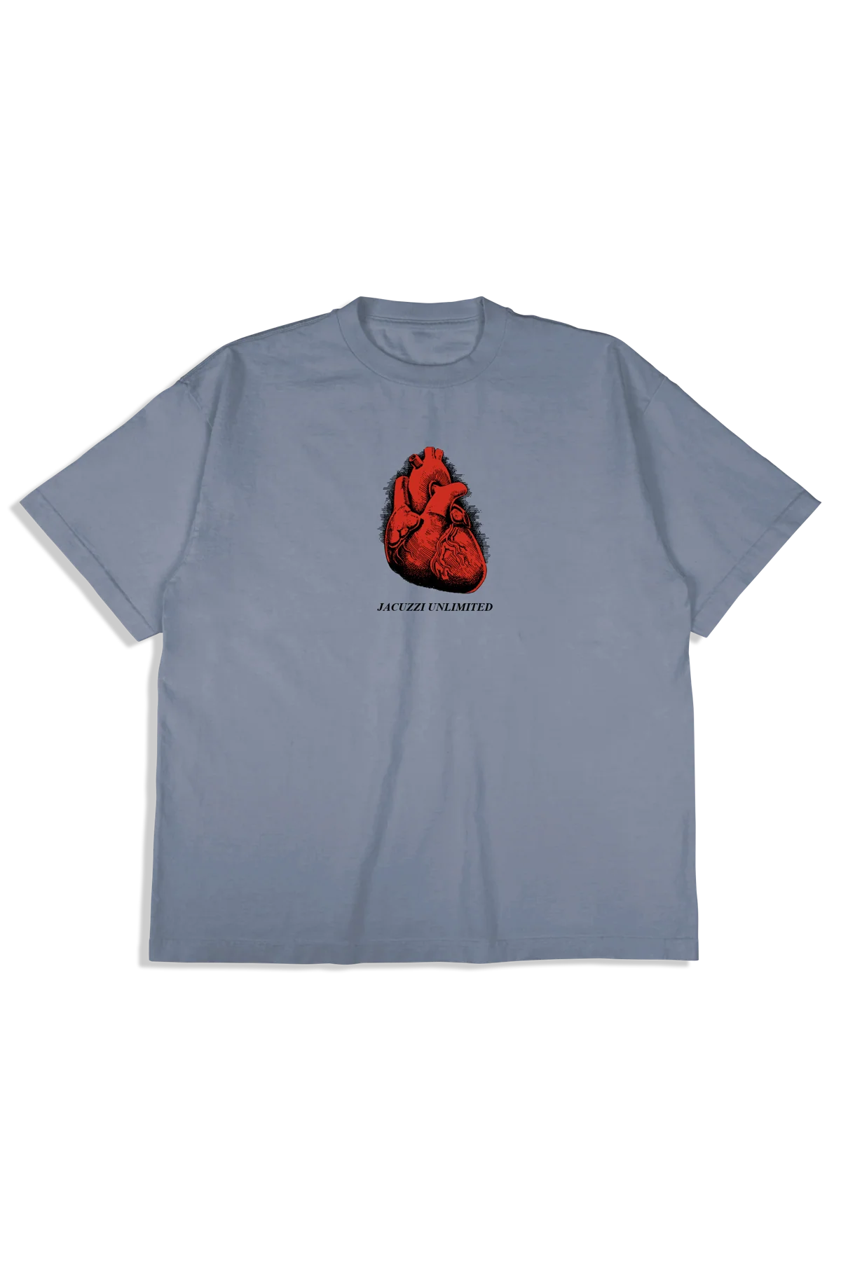 Heart Garment Dye Premium S/S Tee - Periwinkle