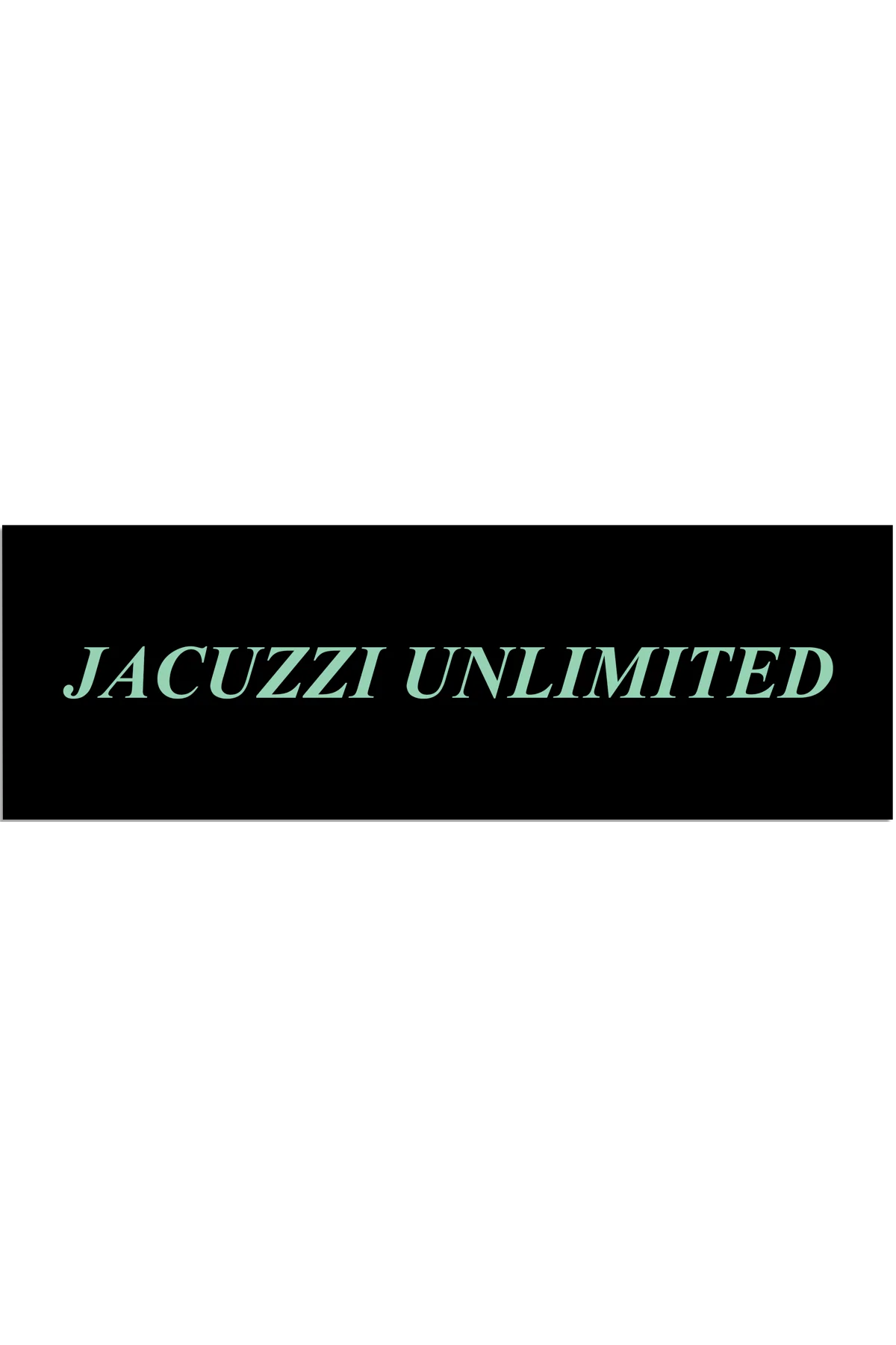 Jacuzzi Logo Large Sticker 5 Pack