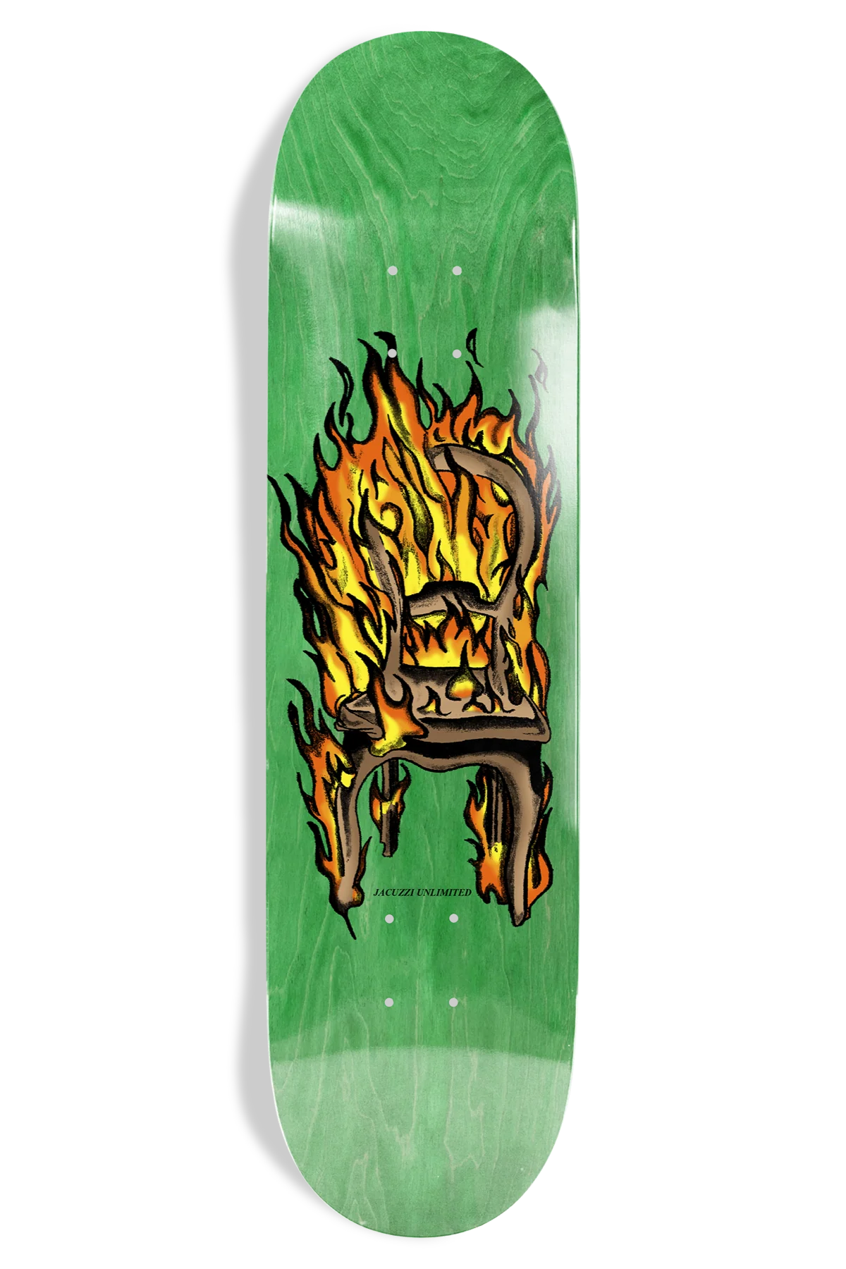 Chair on Fire Twin Tail art EX7 Deck - 8.25