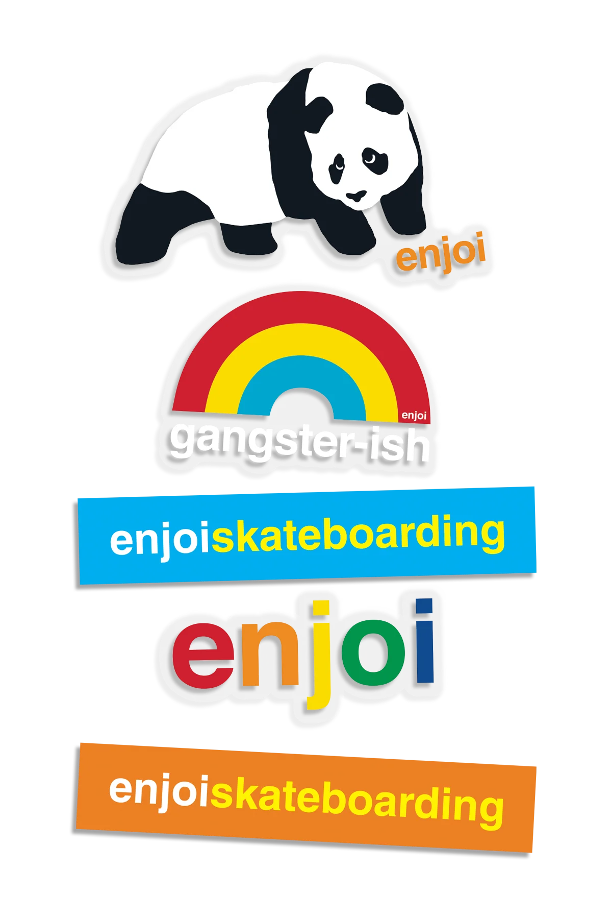 Enjoi Logo Assorted Sticker 5 Pack