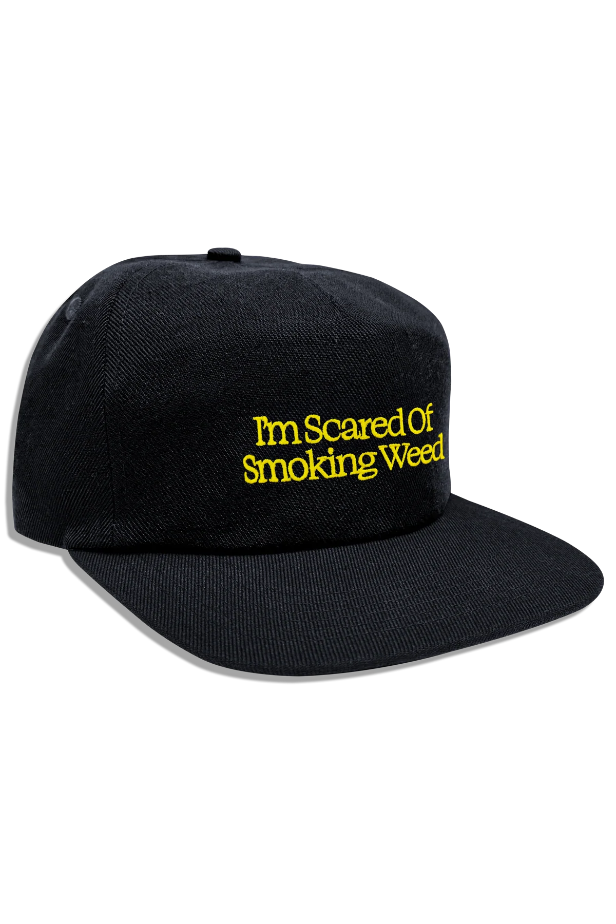 Scared Weed Hat - Black