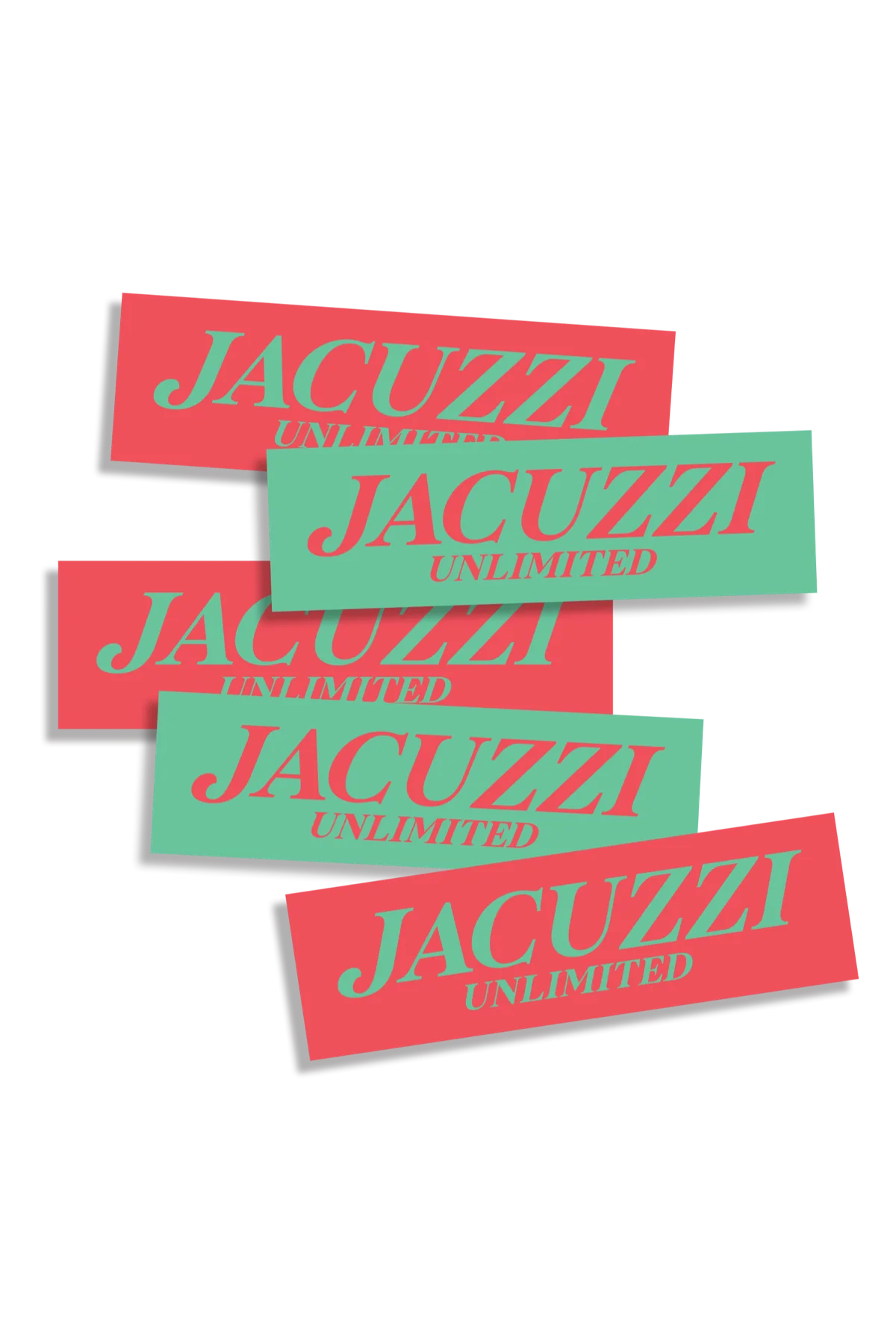 Jacuzzi Logo Sticker 5 Pack